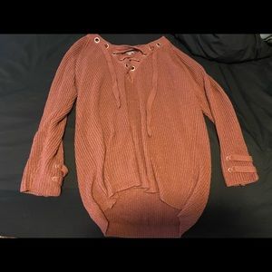 Burgundy Colored Sweater